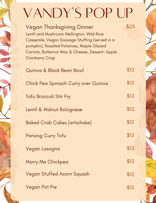 Vandy's Vegan Pop-Up